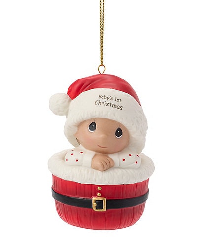 Precious Moments Baby's 1st Christmas Medium Skin Tone Hanging Ornament