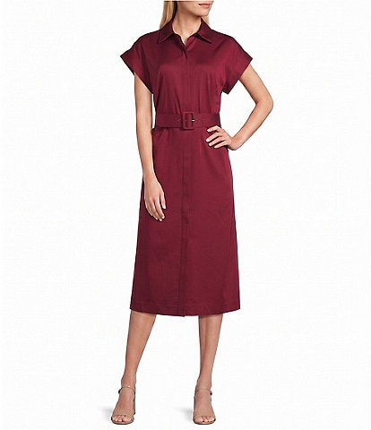 Preston & York Abbott Collared Short Sleeve Dress