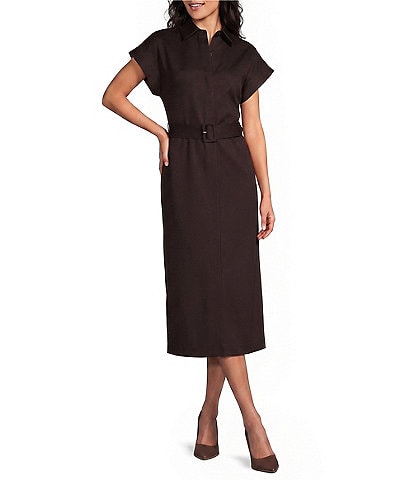 Preston & York Abbott Collared Short Sleeve Dress