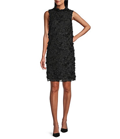 Preston & York Cynthia 3D Novelty Sleeveless Halter Dress