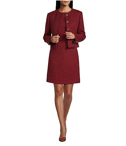 Preston & York Coordinating Margaret Tweed 4 Button Jacket