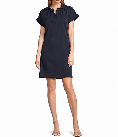 Preston & York Sheath Collar Short Sleeve Carson Dress