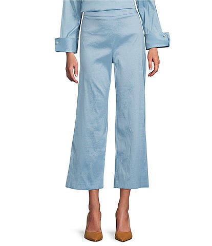 Preston & York Thea Stretch Taffeta Cropped Pants