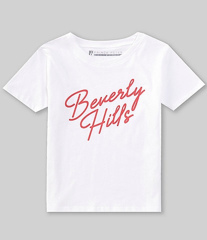 Prince Peter Big Girls 7-16 Beverly Hills Short Sleeve Graphic T-Shirt