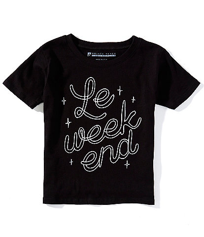 Prince Peter Big Girls 7-16 Le Wknd Short Sleeve T-Shirt