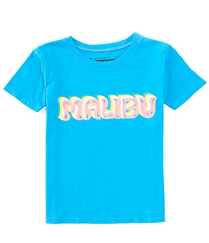 Prince Peter Big Girls 7-16 Malibu Wave Short Sleeve Graphic T-Shirt