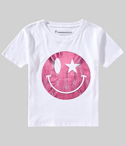 Prince Peter Big Girls 7-16 Smiley Wink Short Sleeve T-Shirt
