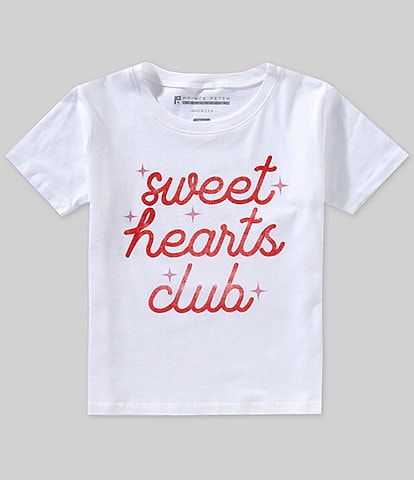 Prince Peter Big Girls 7-16 Sweet Hearts Club Short Sleeve Graphic T-Shirt