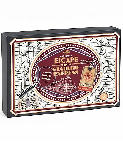 Professor Puzzle Escape From the Starline Express Escape Room Board Game