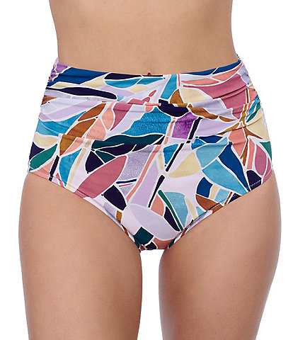 Profile By Gottex Aura Shirred High Waist Swim Bottom