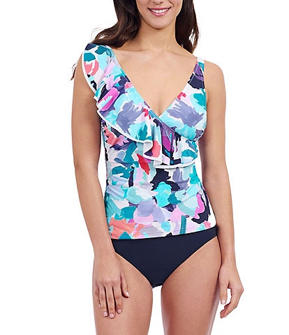 Tankini Women s Two Piece Slimming Shaping Swimsuits Swimwear Dillard s