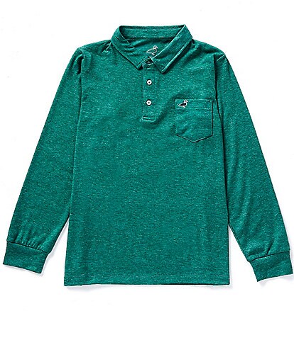 Properly Tied Big Boys 8-16 Long Sleeve Harrison Pocket Polo Shirt