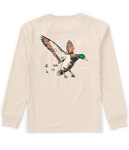 Properly Tied Big Boys 8-16 Mallard Flight Long Sleeve Graphic T-Shirt