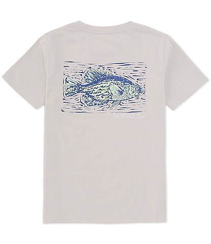 Properly Tied Big Boys 8-16 Short Sleeve Crappie Graphic T-shirt