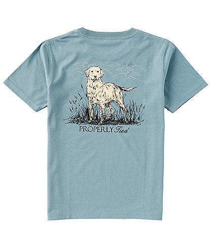 Properly Tied Big Boys 8-16 Short Sleeve Labrador Graphic T-Shirt