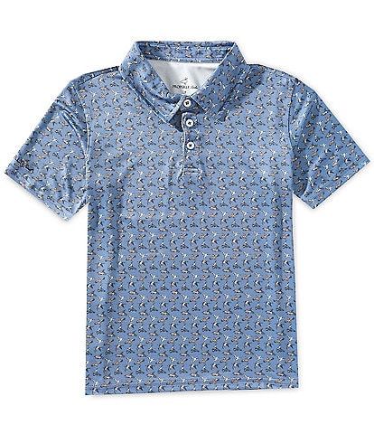 Properly Tied Big Boys Inlet Ducks Performance Polo Shirt