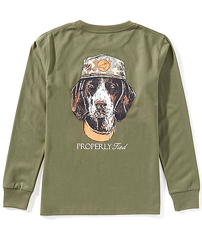 Properly Tied Big Boys Mans Best Friend Long Sleeve T-Shirt