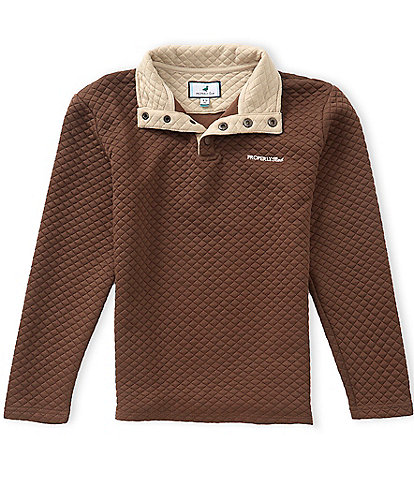 Properly Tied Big Boys Quarter Snap Long Sleeve Club Pullover