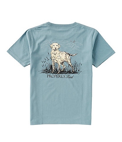 Properly Tied Little Boys 2-7 Short Sleeve Labrador Graphic T-Shirt