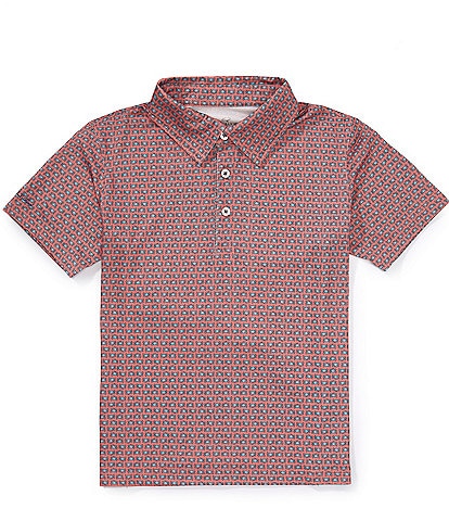 Properly Tied Little Boys 2T-7 Blue Crab Inlet Polo Shirt