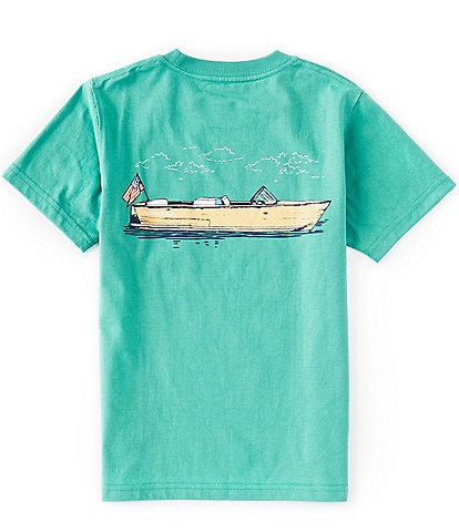 Properly Tied Little Boys 2T-7 Boating Tradition Graphic Short Sleeve T-Shirt