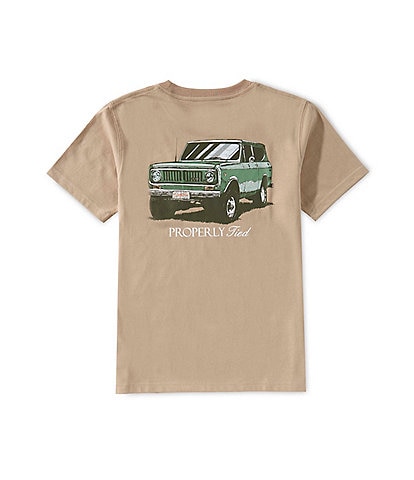 Properly Tied Little Boys 2T-7 Joy Ride Short Sleeve Crew Neck T-Shirt