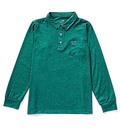Properly Tied Little Boys 2T-7 Long Sleeve Harrison Pocket Polo Shirt