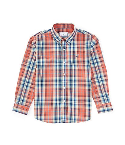 Properly Tied Little Boys Seasonal Plaid Sport Shirt