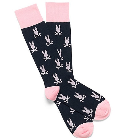 Psycho Bunny All Over Bunny Dress Socks