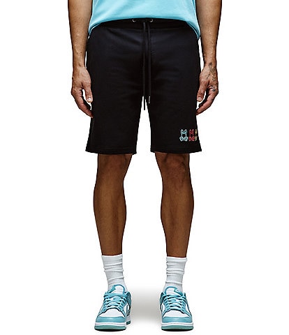 Psycho Bunny Andy Embroidered 8#double; Inseam Shorts