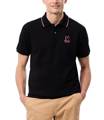 Psycho Bunny Bellaire Pique Short Sleeve Polo Shirt