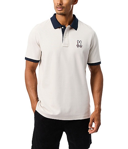 Psycho Bunny Bellaire Pique Short Sleeve Polo Shirt