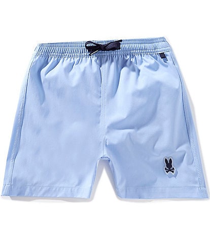 Psycho Bunny Big Boys 5-20 Samos Hyrdrochromic Printed Swim Trunks