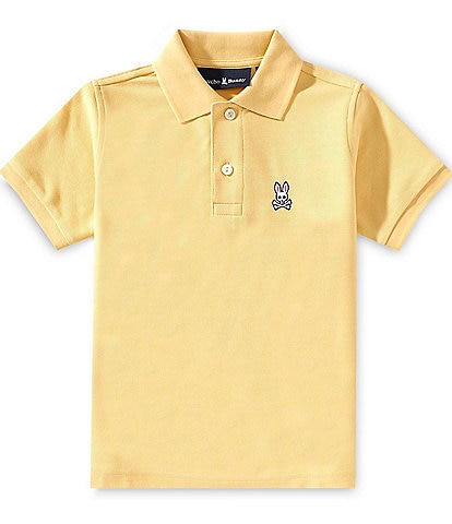Psycho Bunny Big Boys Short-Sleeve Classic Pique Polo Shirt