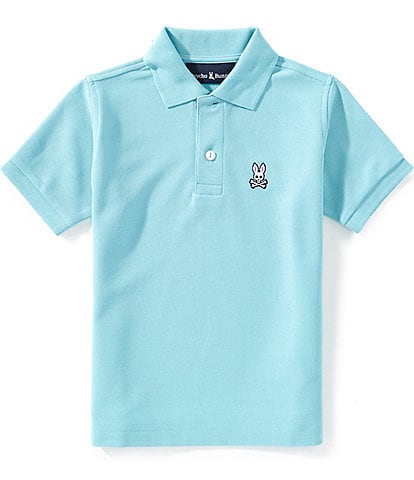 Psycho Bunny Big Boys 5-20 Short-Sleeve Classic Pique Polo Shirt