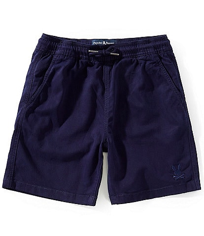 Psycho Bunny Big Boys 7-12 Willis Stretch Elastic Drawstring Shorts