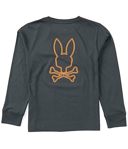 Psycho Bunny Big Boys 7-20 Long Sleeve Richardson Graphic T-Shirt