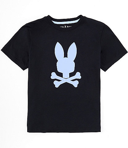 Psycho Bunny Big Boys 7-20 Short Sleeve  Houston Graphic T-Shirt