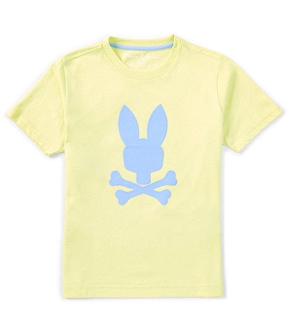 Psycho Bunny Big Boys 7-20 Short Sleeve Houston Graphic T-Shirt