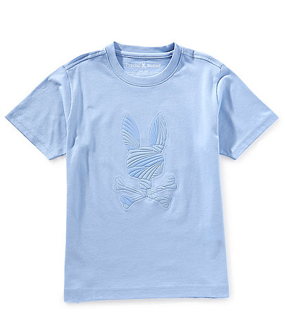 Psycho Bunny Big Boys 7-20 Short Sleeve Baxter Graphic T-Shirt