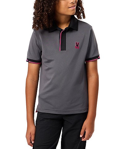 Psycho Bunny Big Boys 7-20 Short Sleeve Edmonds Sport Polo Shirt