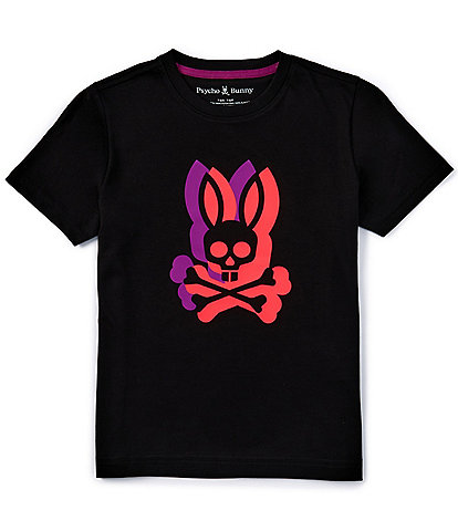 Psycho Bunny Big Boys 7-20 Short Sleeve Groves Graphic T-Shirt