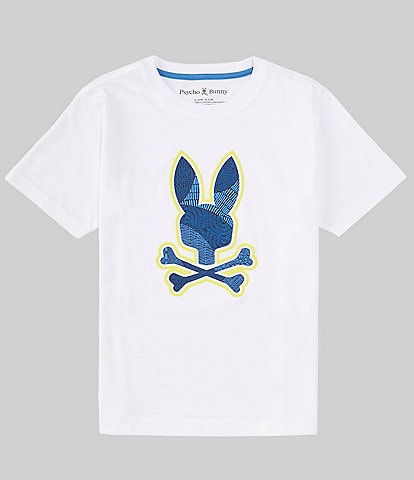Psycho Bunny Big Boys 7-20 Short Sleeve Lenox Graphic T-Shirt