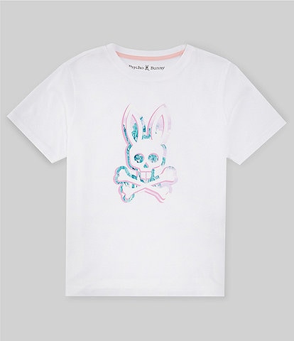 Psycho Bunny Big Boys 7-20 Short Sleeve Leonard Graphic T-Shirt