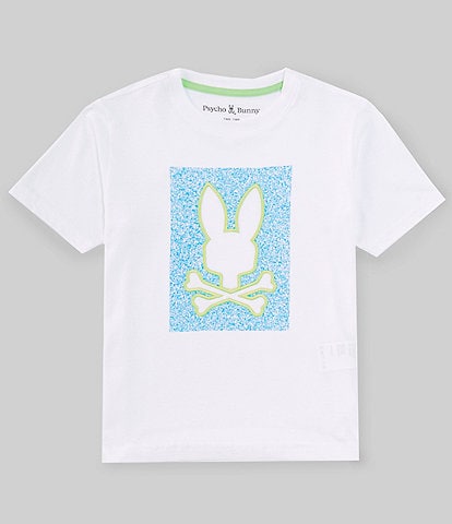 Psycho Bunny Big Boys 7-20 Short Sleeve Livingston Graphic T-Shirt