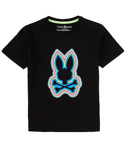 Psycho Bunny Big Boys 7-20 Short Sleeve Maybrook Graphic T-Shirt
