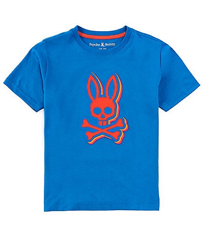 Psycho Bunny Big Boys 7-20 Short Sleeve Sanderson Graphic T-Shirt