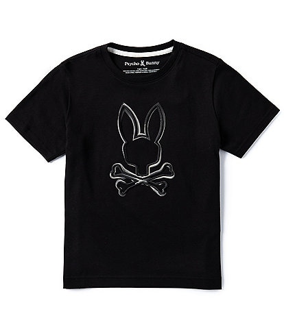 Psycho Bunny Big Boys 7-20 Short Sleeve Vincent Graphic T-Shirt