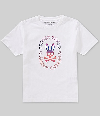 Psycho Bunny Big Boys 8-20 Short Sleeve Almont Graphic T-Shirt