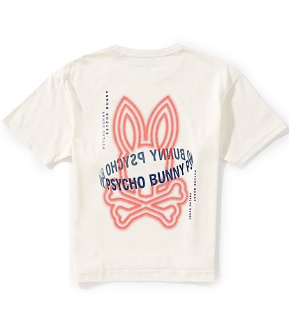 Psycho Bunny Big Boys Alex Oversized Bunny Graphic T-Shirt